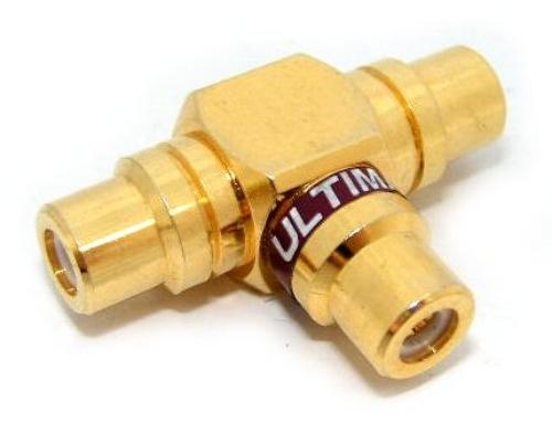 RCA Jack To Double Jack T-Type Gold